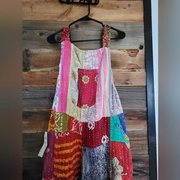 NWT Kathmandu Multicolor Patchwork Jumpsuit ADORABLE!!! - Picture 2 of 5